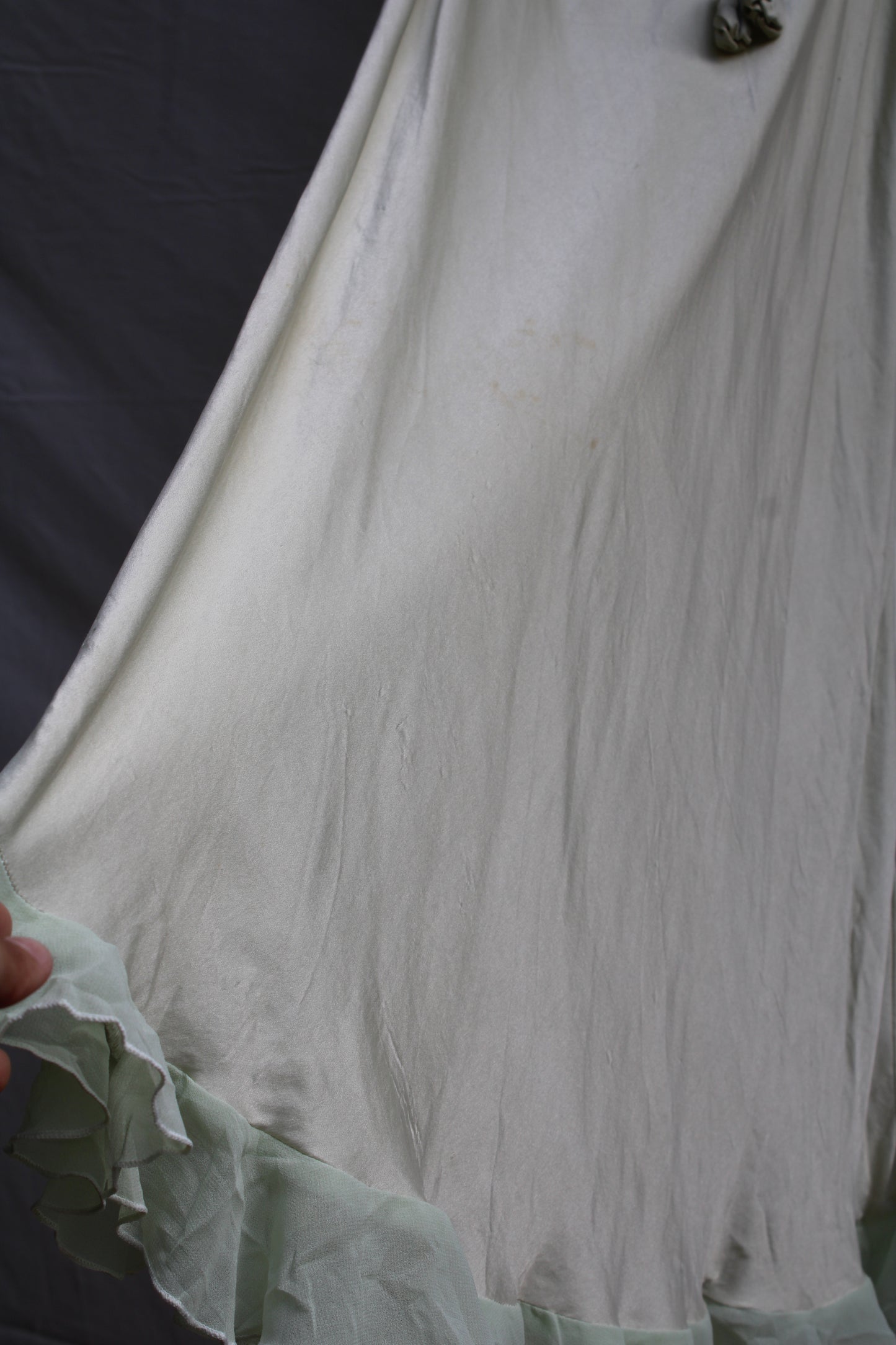 Vintage Tinkerbell Silk Slip Midi Dress