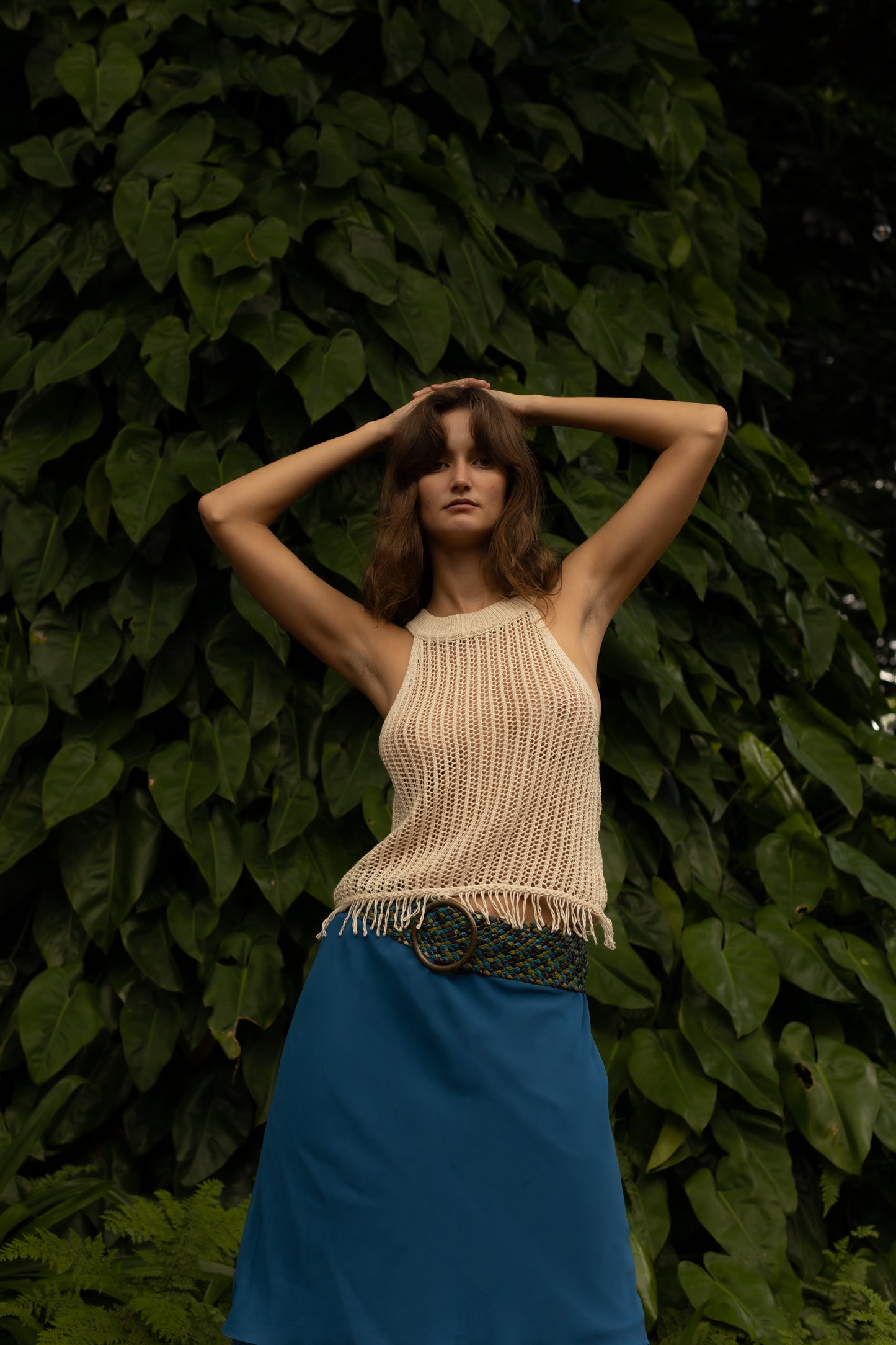 Vintage Crochet Fringe Tank Top